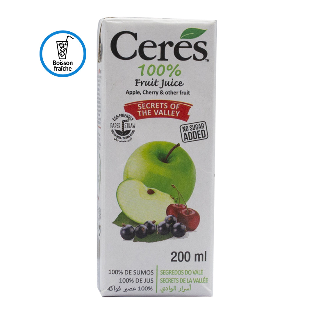 Ceres multi-fruit juice 100% fruit juice valley secrets 200ml