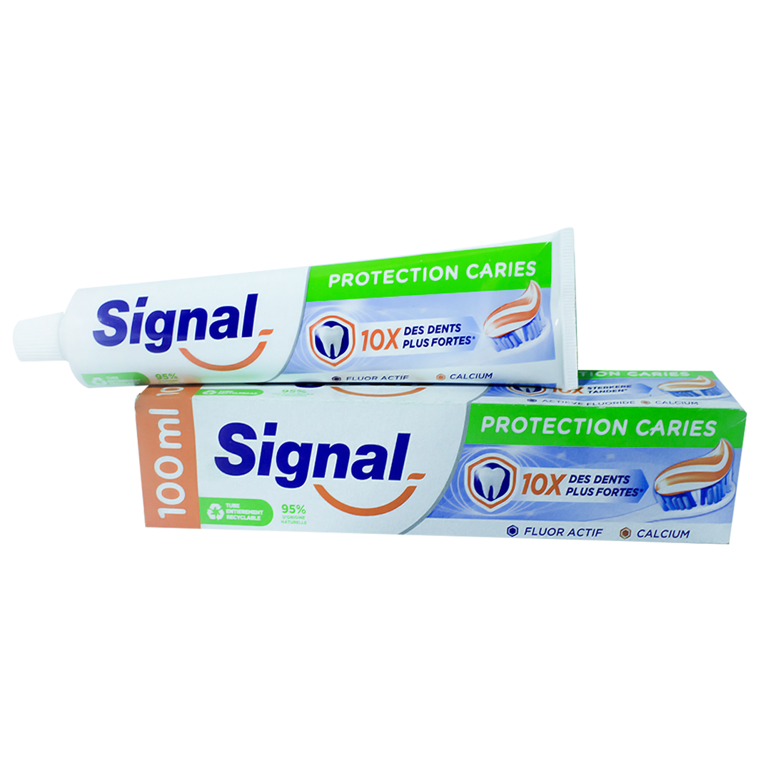 Signal cavity protection toothpaste with active fluoride and calcium 100ml