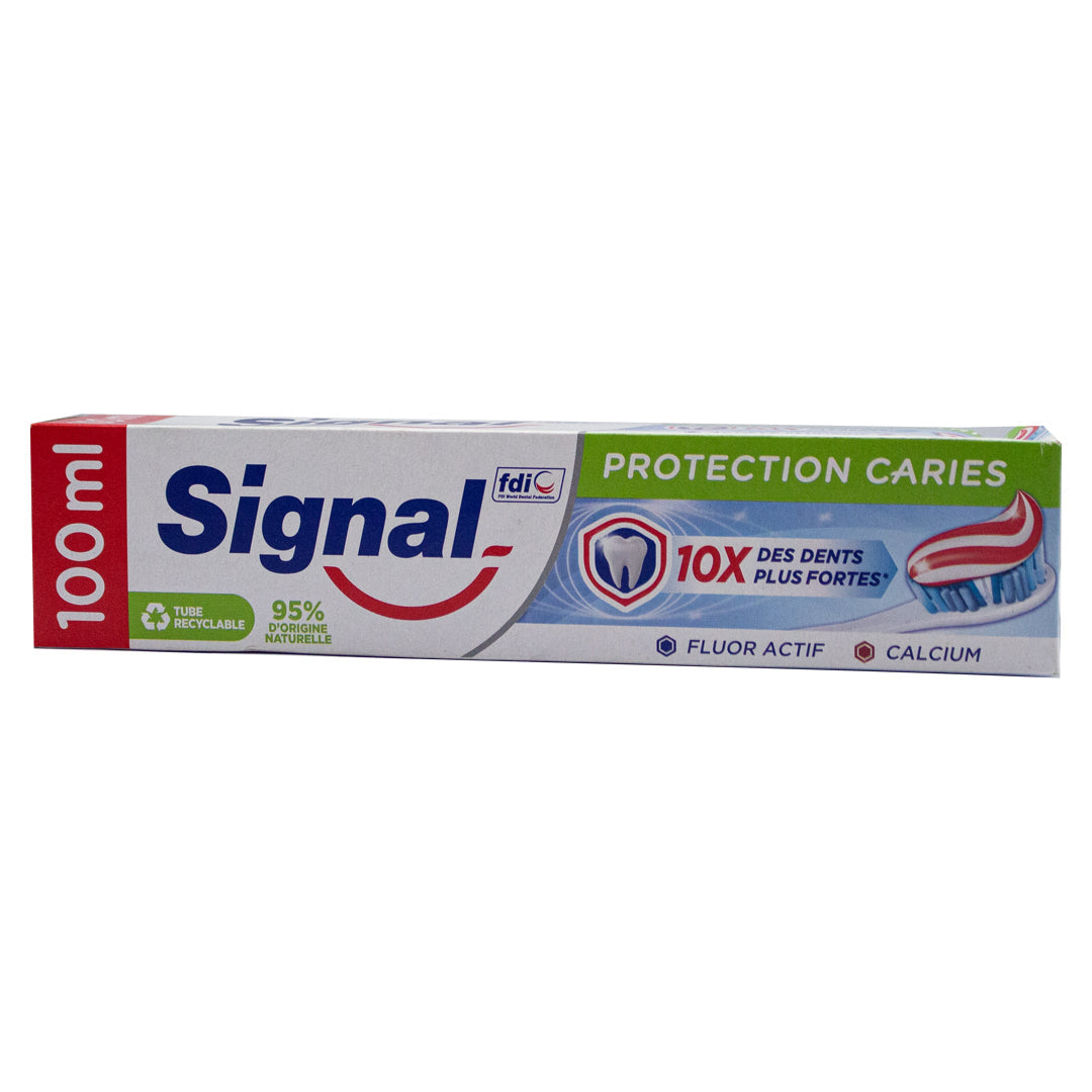 Signal cavity protection toothpaste with active fluoride and calcium 100ml