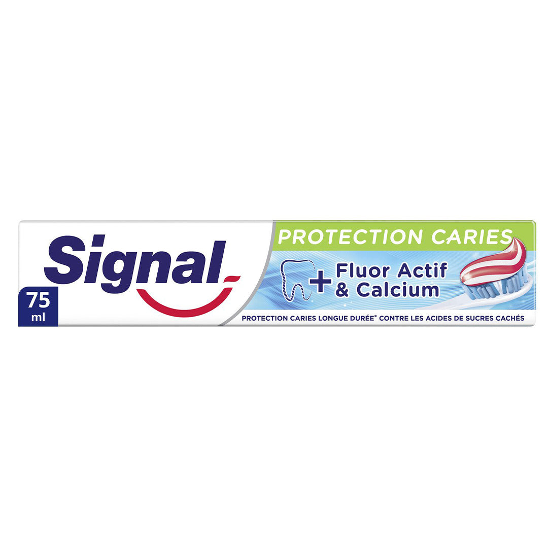Signal cavity protection toothpaste with active fluoride and calcium 75ml