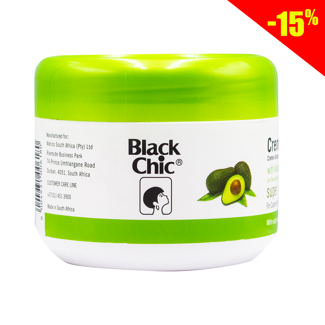 Black Chic hair relaxer with avocado oil for thick hair 250ml