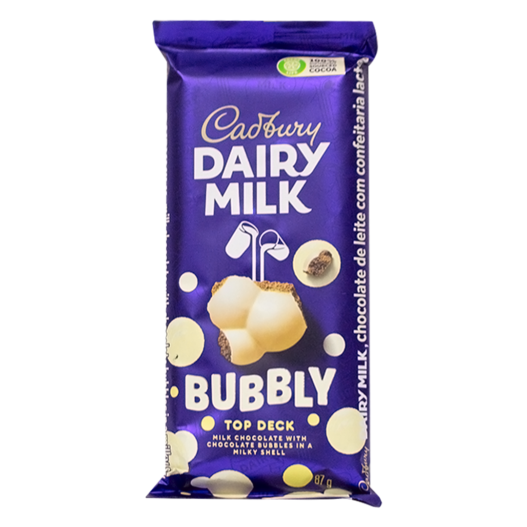 Dairy Milk bubbly top deck chocolate 87g