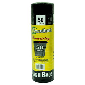 Excellent Garbage Bags 50L 10pcs Model 0556