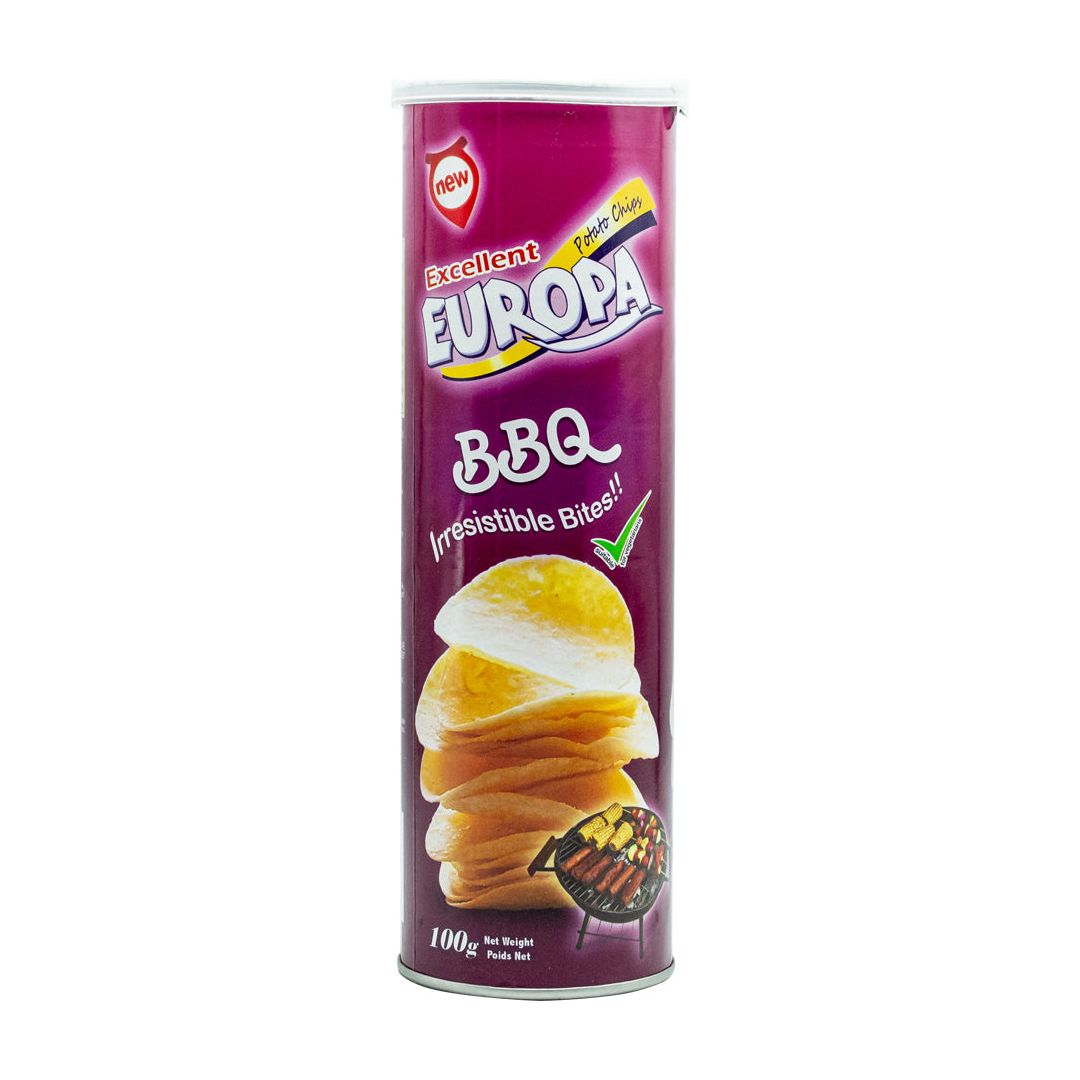 Europa barbecue-flavored potato chips 100g