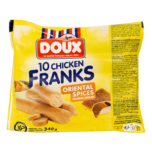 Doux oriental spiced chicken sausages 340g