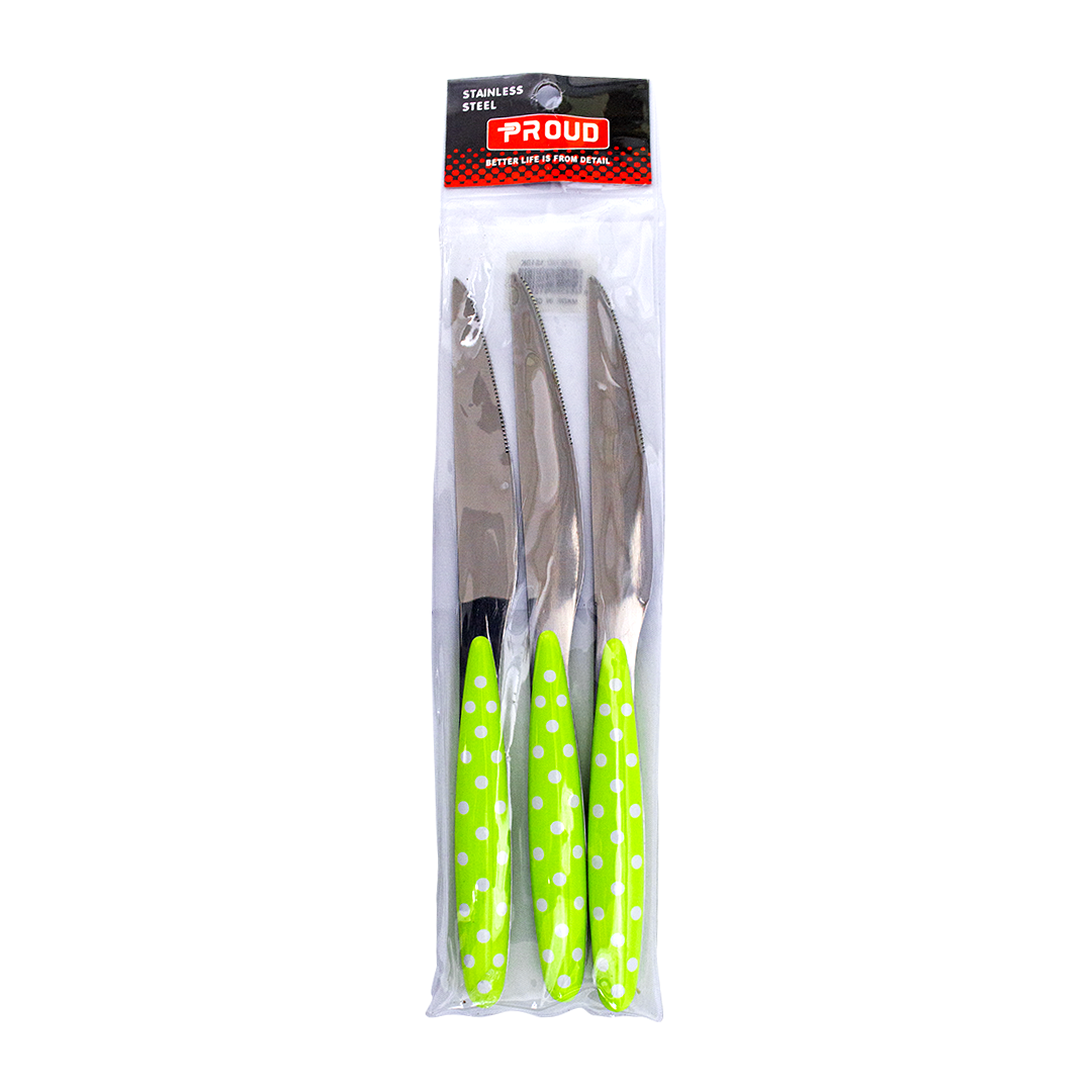 Proud Steel Knife 3 Pieces No. 1810-K