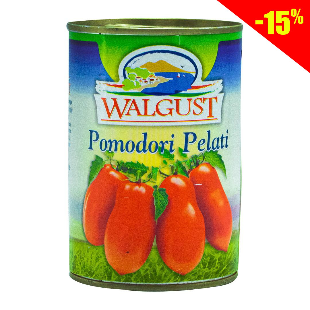 Walgust peeled canned tomatoes 400g