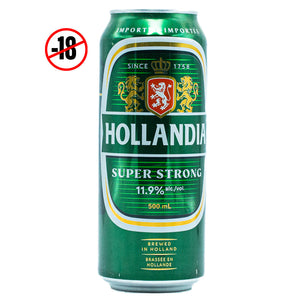 Hollandia imported super strong beer 11.9% 500ml
