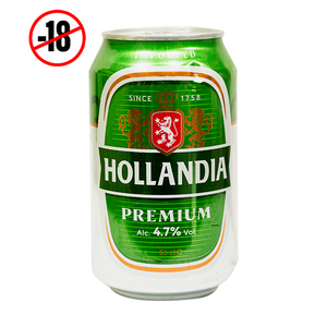 Hollandia premium blond beer 5% vol 330ml