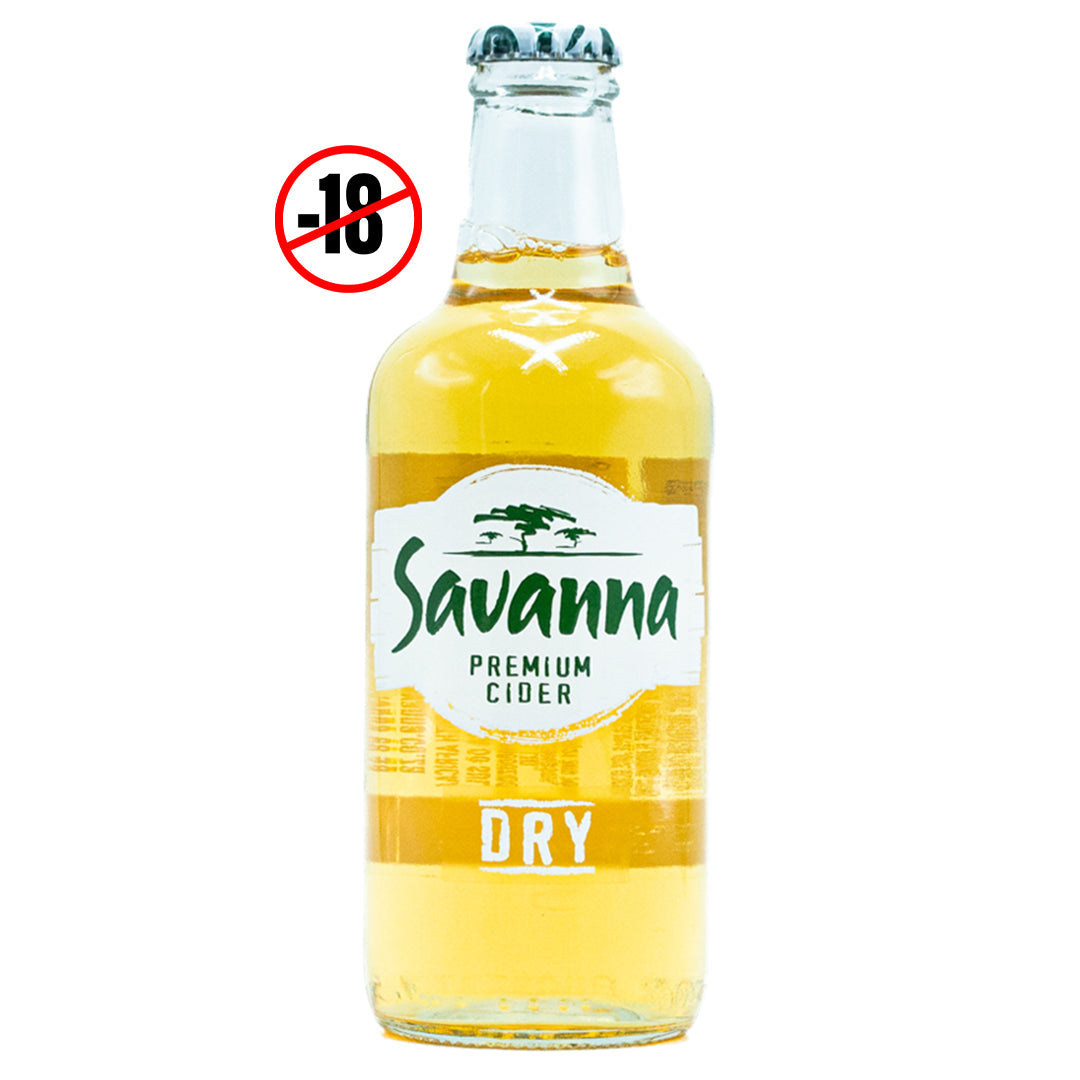 Savanna premium dry cider 6% 330ml