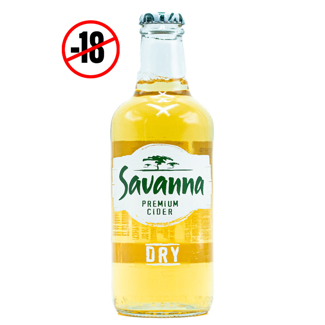 Savanna premium dry cider 6% 330ml