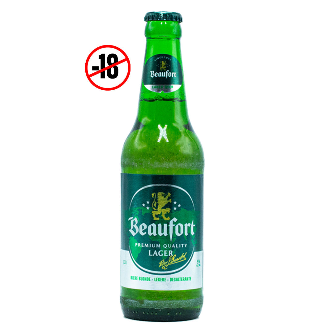 Beaufort light blonde beer premium quality 5% 330ml