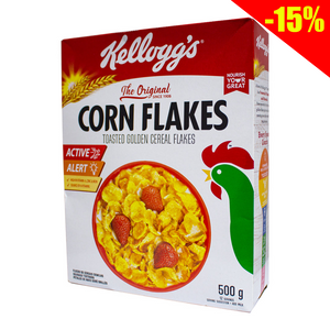Kellogg's toasted golden cereal flakes 500g