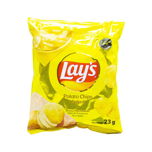 Lay's salted potato chips 23g