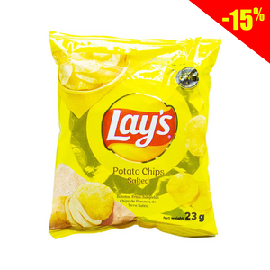Lay's salted potato chips 23g