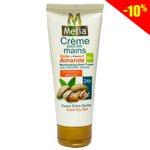 Melia hand cream with organic almond oil 75ml