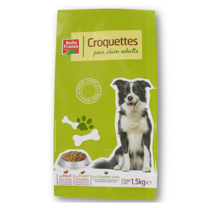 Belle France Dog Croquettes Adult Beef Chicken and Vegetables 1.5kg