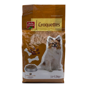 Belle France croquettes for adult dogs with chicken and rice 1.5kg