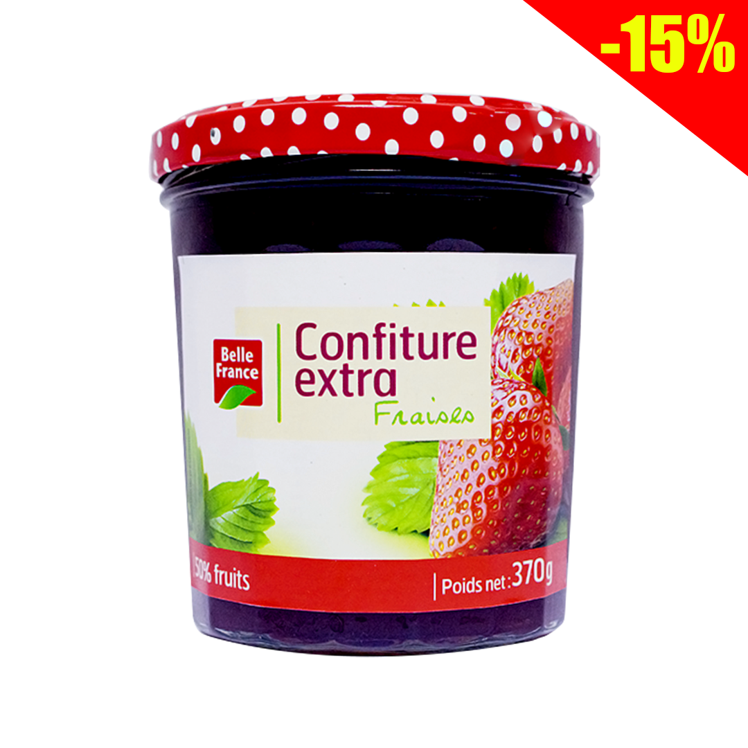 Belle France extra strawberry jam 370g