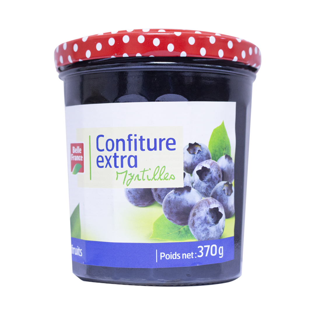 Belle France blueberry extra jam 370g