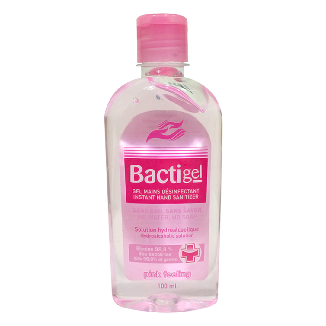 Bactigel disinfectant sanitizer Pink Feeling bottle 100ml