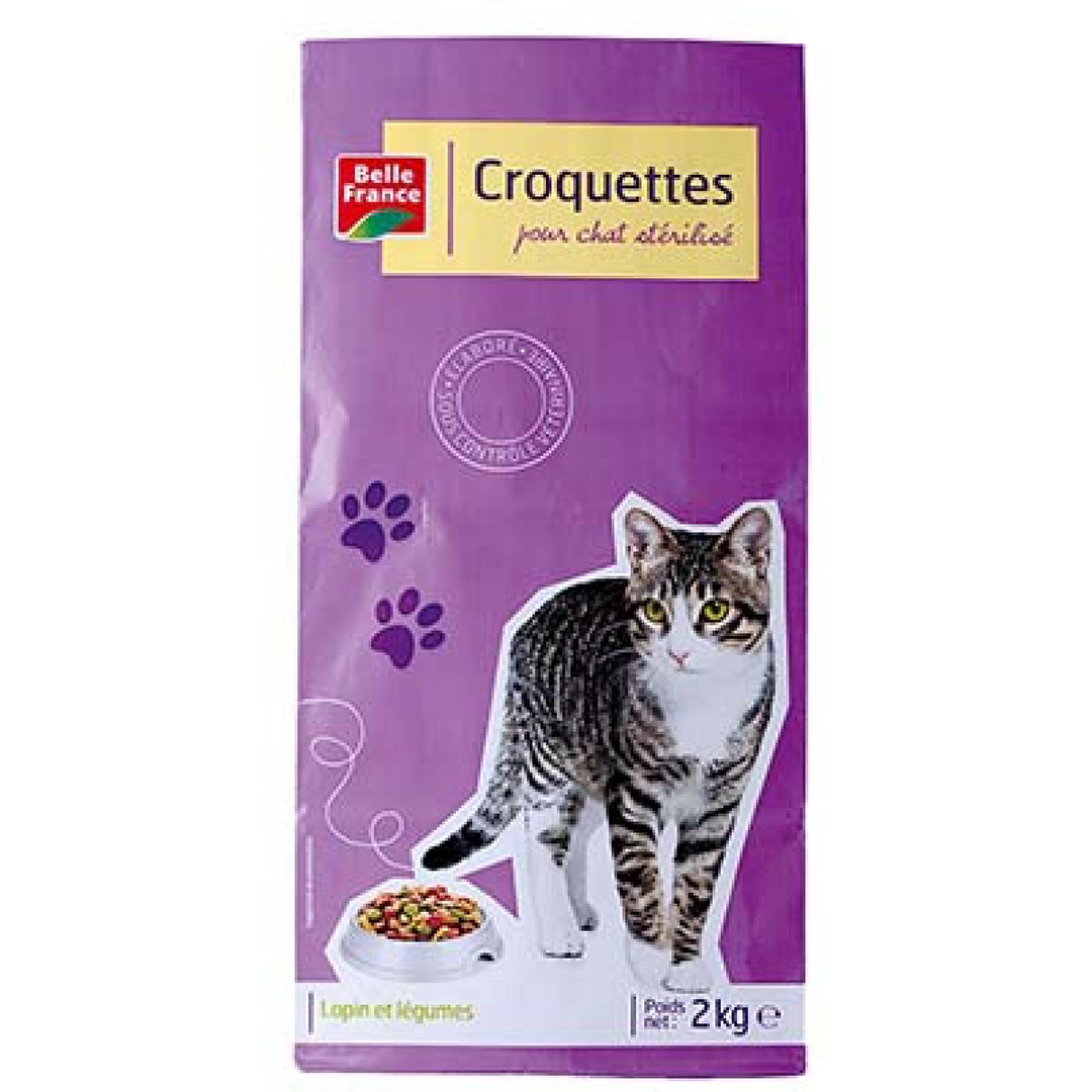 Belle France Cat Croquettes Sterilized Rabbit and Vegetables 2kg