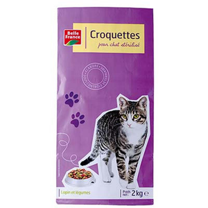 Belle France Cat Croquettes Sterilized Rabbit and Vegetables 2kg
