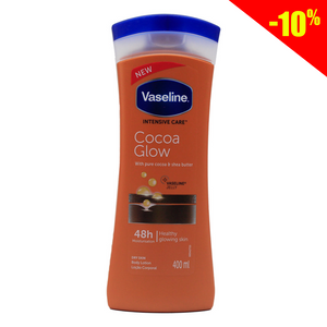 Vaseline intense cocoa radiance for dry skin 48h 400ml