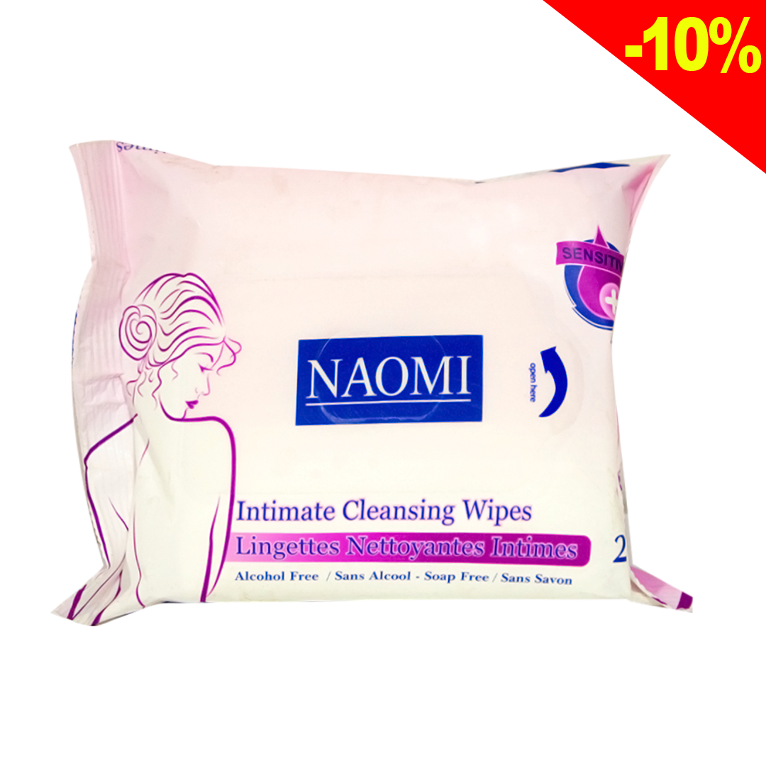 Naomi intimate cleansing wipes 20 pcs