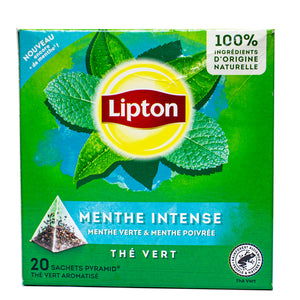 Lipton intense mint green tea 20 sachets 32g