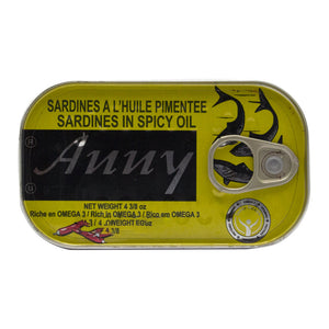 Anny sardines in spicy oil 125g