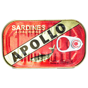 Apollo sardines in vegetable oil rich in omega 3 90g