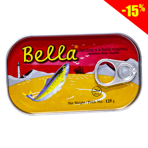 Bella sardines in vegetable oil 125g