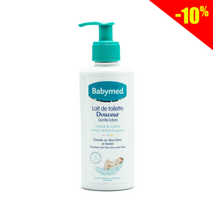 Babymed gentle cleansing milk with aloe vera and shea butter 200ml