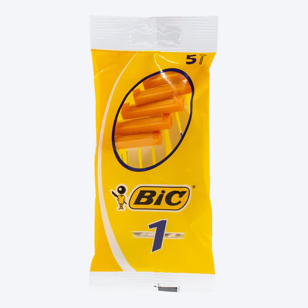 Bic disposable razors yellow 5 pieces