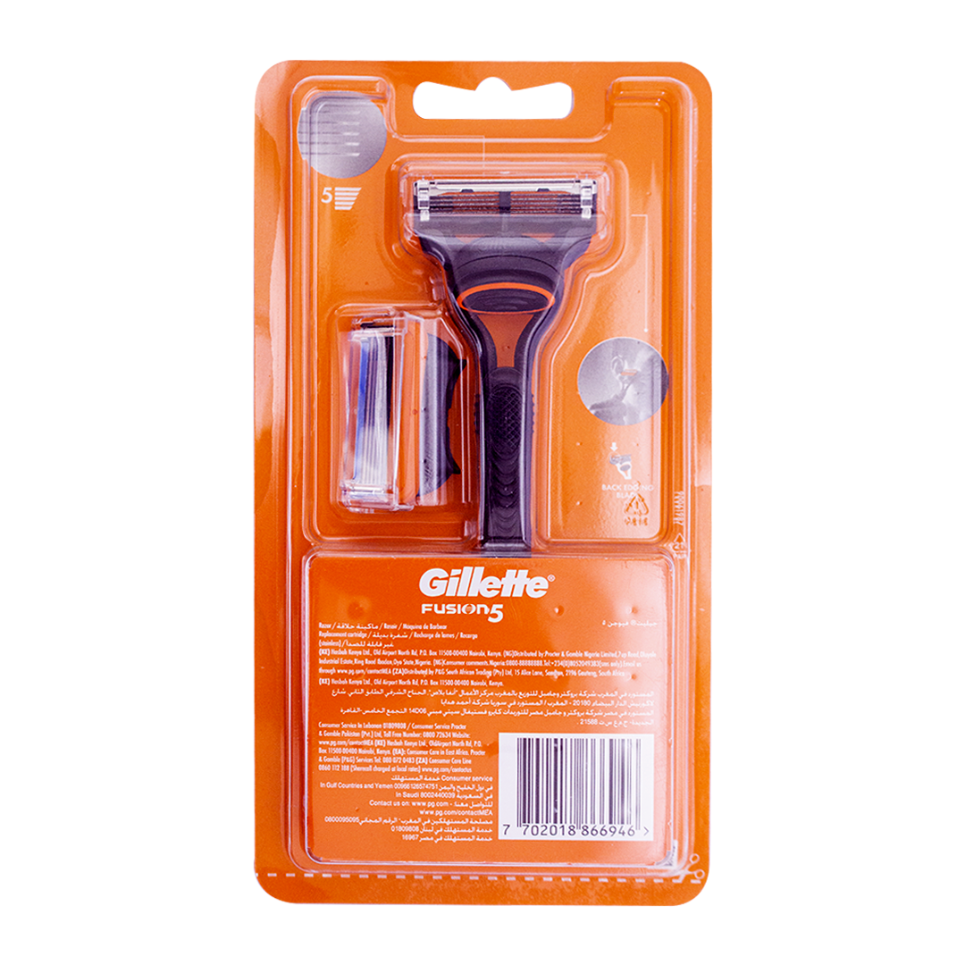 Gillette Fusion 5+1 Razor Blades 2 Pieces