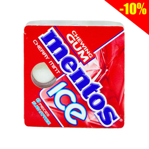 Mentos chewing gum cherry mint 8 pieces 11.4g