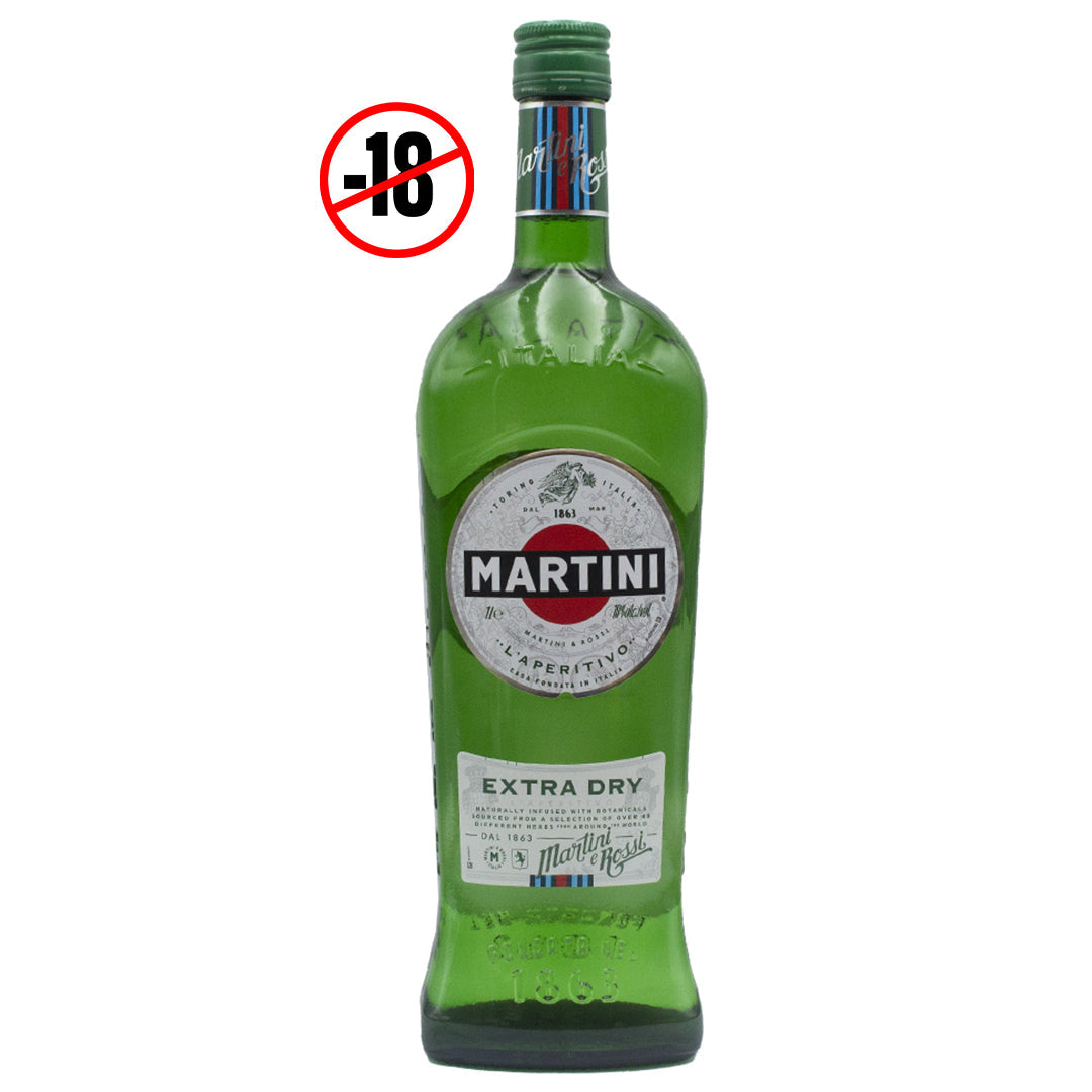 Martini Extra Dry elegant dry wine aperitif 18% 1l