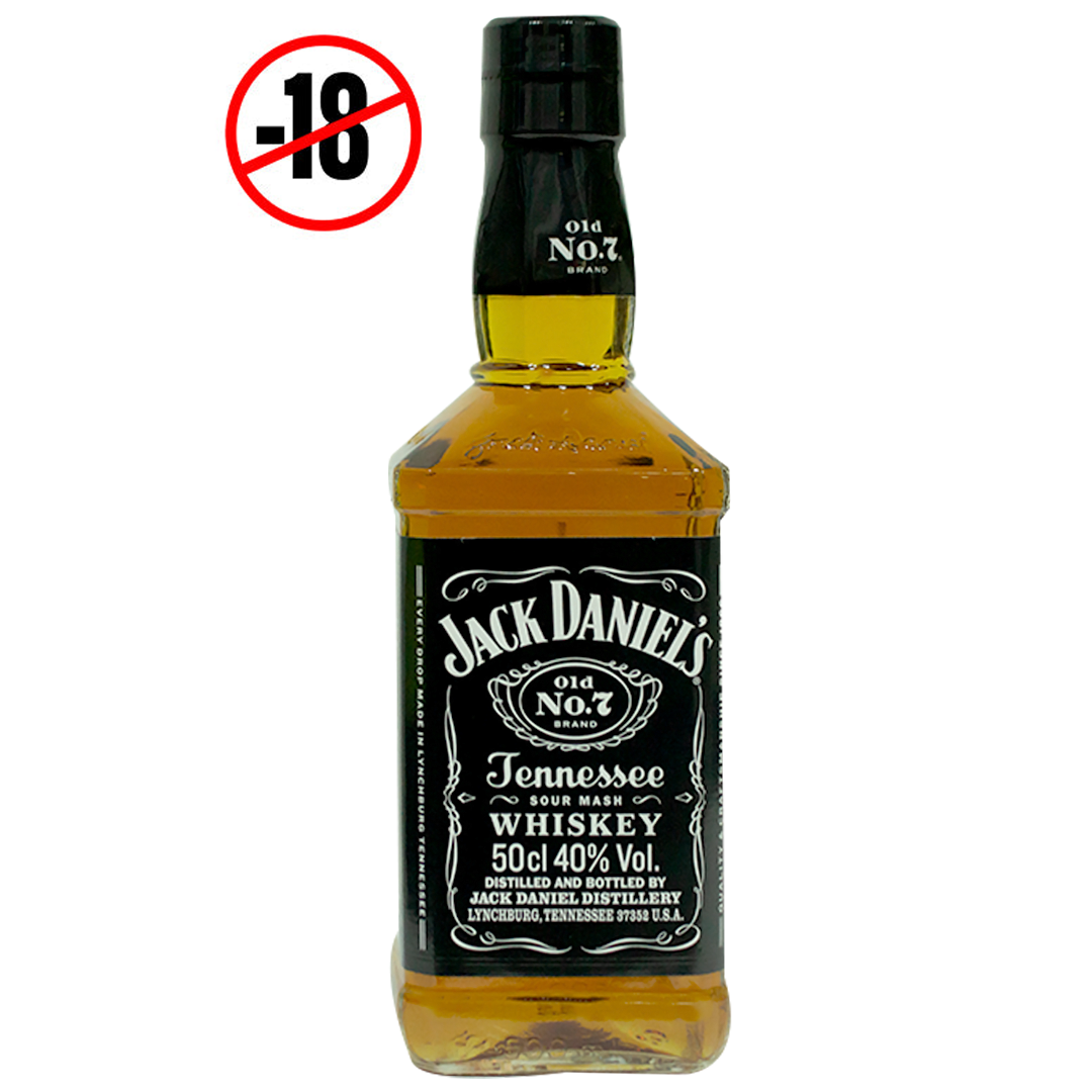 Jack Daniels Old No 7 Whisky 40% 500ml
