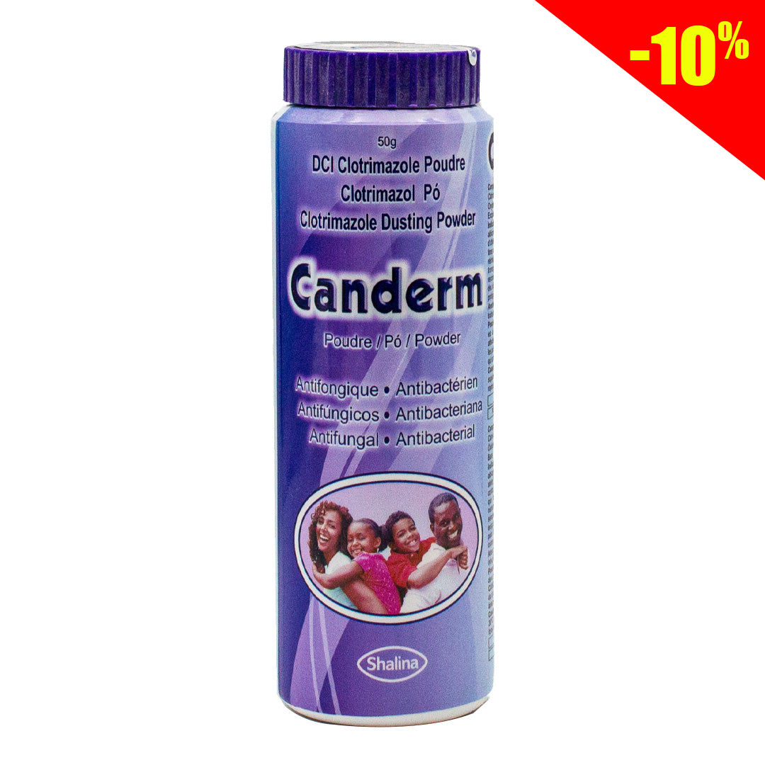 Canderm antibacterial and antifungal powder 50g