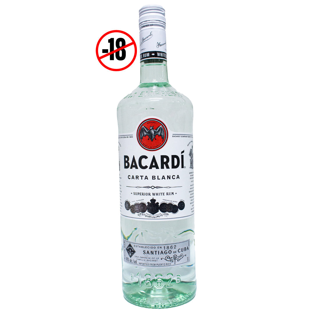 Bacardi superior white rum 40% 1l