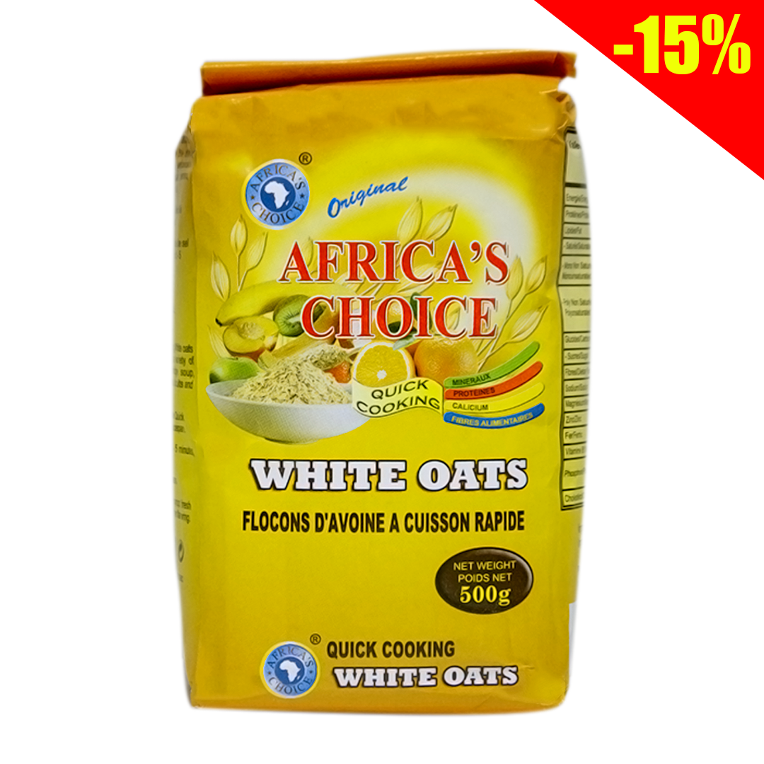 Africa's Choice White Oat Flakes Quick Cooking 500g