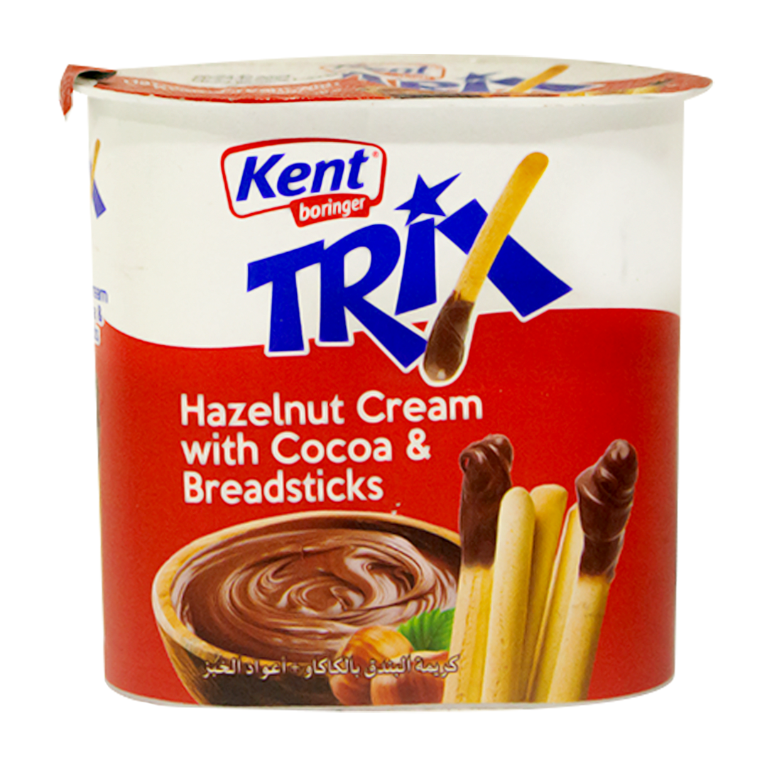 Kent treix hazelnut cocoa cream & crispy sticks 56g