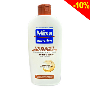 Mixa nutrition beauty milk anti-dryness enriched with shea butter 230ml