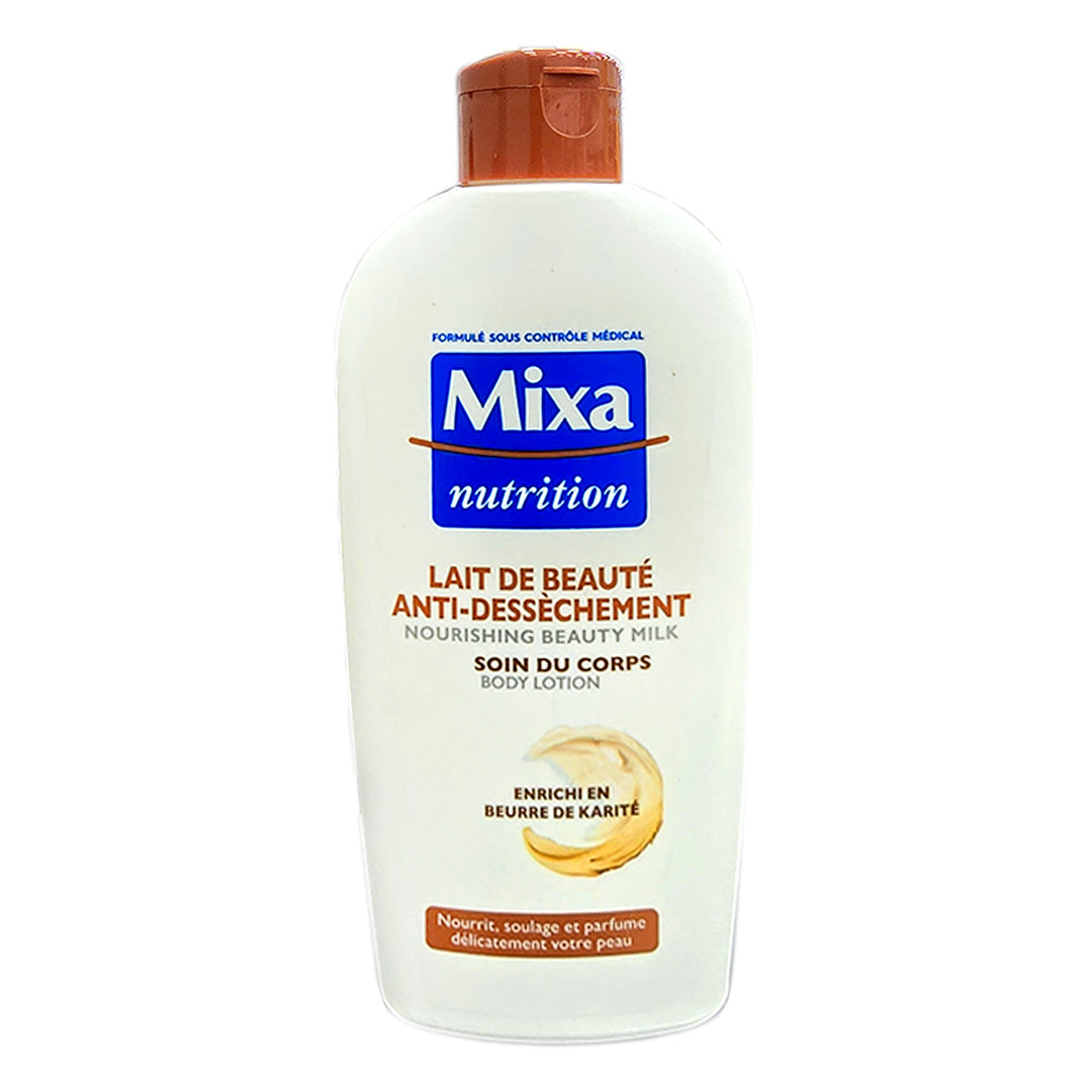 Mixa nutrition beauty milk anti-dryness enriched with shea butter 230ml