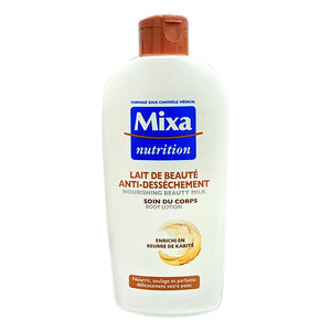 Mixa nutrition beauty milk anti-dryness enriched with shea butter 230ml