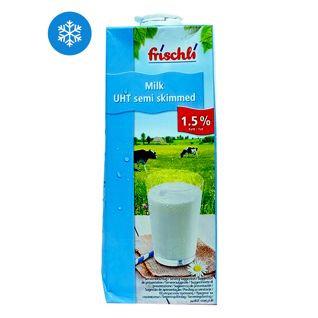 Frischli UHT Semi-Skimmed Milk 1.5% 1 liter