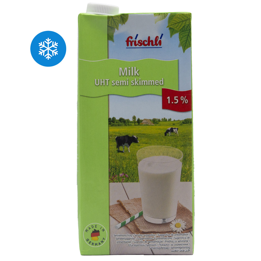 Frischli UHT Semi-Skimmed Milk 1.5% 1 liter