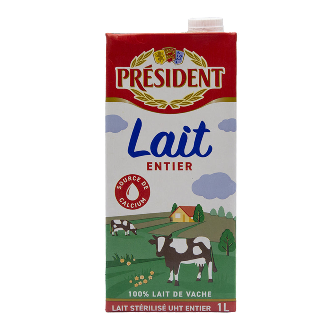 President Cow Whole Milk 1 liter