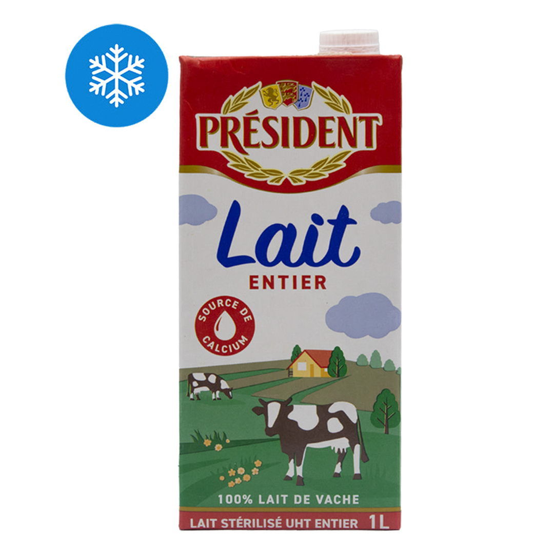 President Cow Whole Milk 1 liter